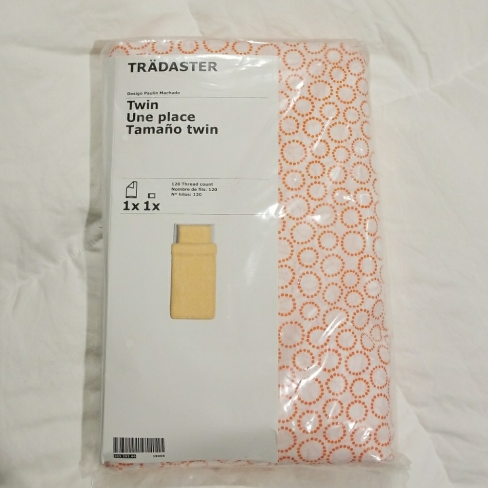 New Twin twin size duvet cover and pillow case